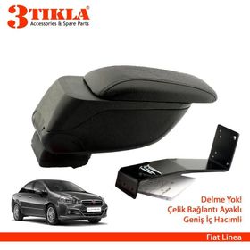 3 Tıkla Fiat Linea Geniş Hacimli Delmesiz Çelik Ayaklı Kol Dayama Kolçak