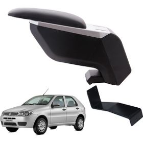 3 Tıkla Fiat Palio 2009 Gri-Siyah Delmesiz Çelik Ayaklı Kolçak Kol Dayama