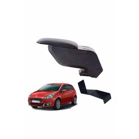 3 Tıkla Fiat Punto 2010 Siyah Delmesiz Çelik Ayaklı Kolçak Kol Dayama