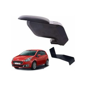 3 Tıkla Fiat Punto 2013 Siyah Delmesiz Çelik Ayaklı Kolçak Kol Dayama