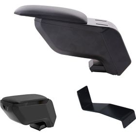 3 Tıkla Honda Civic 1995-2000 Delmesiz Çelik Ayaklı Gri-Siyah Kolçak