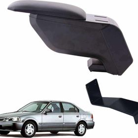 3 Tıkla Honda Civic 2000 Siyah Delmesiz Çelik Ayaklı Kolçak Kol Dayama