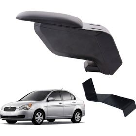 3 Tıkla Hyundai Accent Era 2008 Siyah Delmesiz Çelik Ayaklı Kolçak Kol Dayama