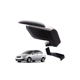 3 Tıkla Hyundai Accent Era 2010 Delmesiz Çelik Ayaklı Gri-Siyah Kolçak