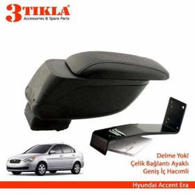 3 Tıkla Hyundai Accent Era Geniş Hacimli Delmesiz Çelik Ayaklı Kolçak