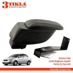 3 Tıkla Hyundai Accent Era Geniş Hacimli Delmesiz Çelik Ayaklı Kolçak