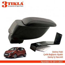 3 Tıkla Hyundai İ10 2013-2021 Geniş Hacimli Delmesiz Çelik Ayaklı Kolçak