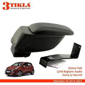 3 Tıkla Hyundai İ10 2013-2021 Geniş Hacimli Delmesiz Çelik Ayaklı Kolçak