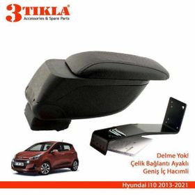 3 Tıkla Hyundai İ10 2013-2021 Geniş Hacimli Delmesiz Çelik Ayaklı Kolçak