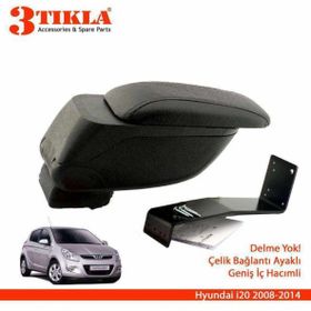 3 Tıkla Hyundai İ20 2008-2014 Geniş Hacimli Delmesiz Çelik Ayaklı Kolçak