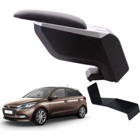 3 Tıkla Hyundai İ20 2019 Delmesiz Çelik Ayaklı Gri-Siyah Kolçak