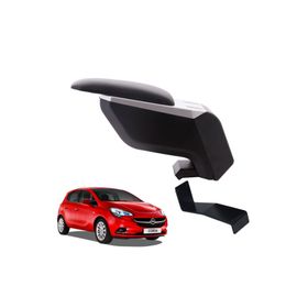 3 Tıkla Opel Corsa E 2016 Delmesiz Çelik Ayaklı Gri-Siyah Kol Dayama Kolçak