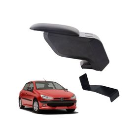 3 Tıkla Peugeot 206 2000 Delmesiz Çelik Ayaklı Siyah Kolçak