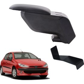 3 Tıkla Peugeot 206 2000 Delmesiz Çelik Ayaklı Siyah Kolçak