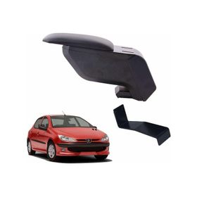 3 Tıkla Peugeot 206 2006 Delmesiz Çelik Ayaklı Siyah Kolçak