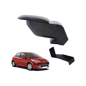 3 Tıkla Peugeot 207 2008 Delmesiz Çelik Ayaklı Siyah Kolçak