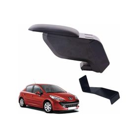 3 Tıkla Peugeot 207 2009 Delmesiz Çelik Ayaklı Siyah Kolçak