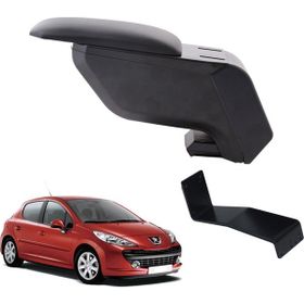 3 Tıkla Peugeot 207 2011 Delmesiz Çelik Ayaklı Siyah Kolçak