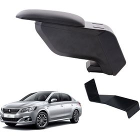 3 Tıkla Peugeot 301 2012 Delmesiz Çelik Ayaklı Siyah Kolçak