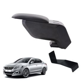 3 Tıkla Peugeot 301 2014 Delmesiz Çelik Ayaklı Siyah Kolçak