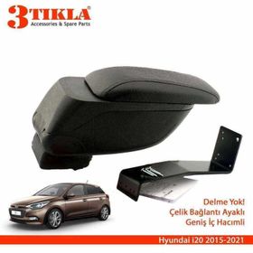 3 Tıkla Renault Clio 4 Hb 2014 Delmesiz Çelik Ayaklı Siyah Kolçak