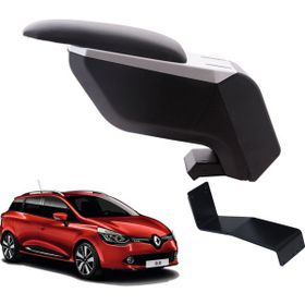 3 Tıkla Renault Clio 4 SW 2015 Delmesiz Çelik Ayaklı Gri-Siyah Kolçak