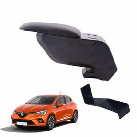 3 Tıkla Renault Clio 5 2022 Delmesiz Çelik Ayaklı Siyah Kolçak
