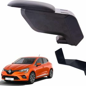 3 Tıkla Renault Clio 5 2022 Delmesiz Çelik Ayaklı Siyah Kolçak