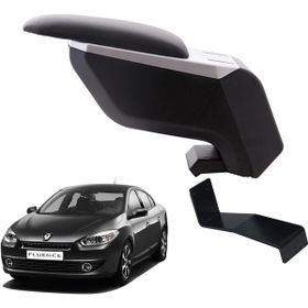 3 Tıkla Renault Fluence 2011 Gri-Siyah Delmesiz Çelik Ayaklı Kolçak