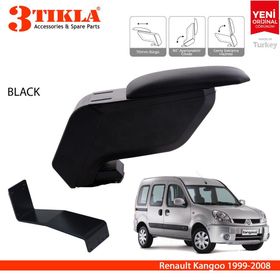 3 Tıkla Renault Kangoo 1999-2008 Siyah Delmesiz Çelik Ayaklı Kolçak