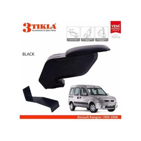 3 Tıkla Renault Kangoo 1999-2008 Siyah Delmesiz Çelik Ayaklı Kolçak