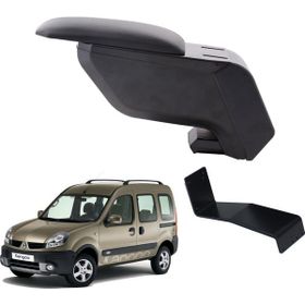 3 Tıkla Renault Kangoo 2000 Siyah Delmesiz Çelik Ayaklı Kolçak