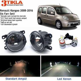3 Tıkla Renault Kangoo 2008-2019 Beyaz LED Xenon Sis Farı Seti