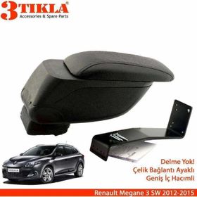 3 Tıkla Renault Megane 3 Sw Geniş Hacimli Delmesiz Çelik Ayaklı Kolçak