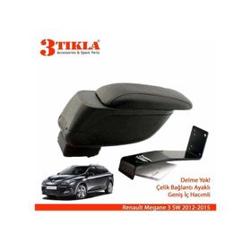 3 Tıkla Renault Megane 3 Sw Geniş Hacimli Delmesiz Çelik Ayaklı Kolçak