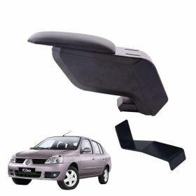 3 Tıkla Renault Symbol 2001 Siyah Delmesiz Çelik Ayaklı Kolçak