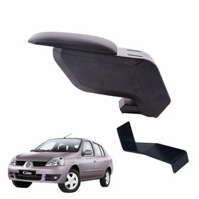 3 Tıkla Renault Symbol 2004 Siyah Delmesiz Çelik Ayaklı Kolçak