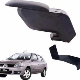 3 Tıkla Renault Symbol 2004 Siyah Delmesiz Çelik Ayaklı Kolçak