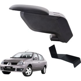 3 Tıkla Renault Symbol 2004 Siyah Delmesiz Çelik Ayaklı Kolçak