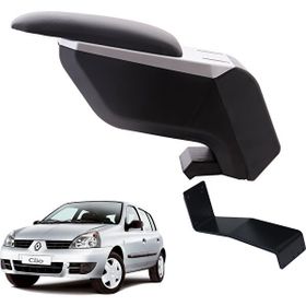 3 Tıkla Renault Symbol 2007 Delmesiz Çelik Ayaklı Gri-Siyah Kolçak