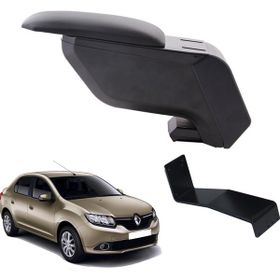 3 Tıkla Renault Symbol 2014 Siyah Delmesiz Çelik Ayaklı Kolçak