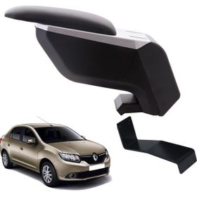 3 Tıkla Renault Symbol 2019 Delmesiz Çelik Ayaklı Gri-Siyah Kolçak
