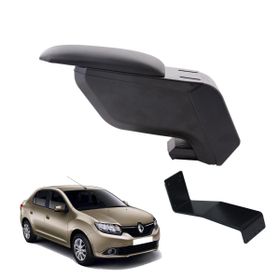 3 Tıkla Renault Symbol 2019 Siyah Delmesiz Çelik Ayaklı Kolçak