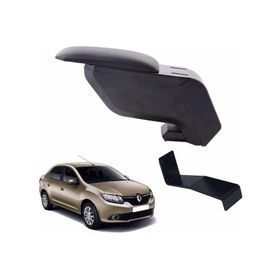 3 Tıkla Renault Symbol 2021 Siyah Delmesiz Çelik Ayaklı Kolçak