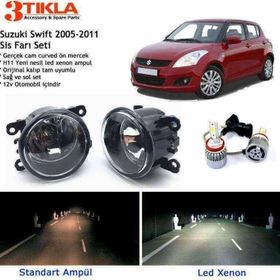3 Tıkla Suzuki Swift 2005-2011 Beyaz LED Xenon Sis Farı Seti