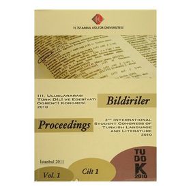 3. Uluslararası Türk Dili ve Edebiyatı Öğrenci Kongresi 2010 Bildiriler Cilt-1 - kollektif