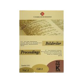 3. Uluslararası Türk Dili ve Edebiyatı Öğrenci Kongresi 2010 Bildiriler Cilt-1 - kollektif