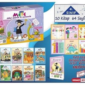 3. ve 4. Sınıf Hikaye Kitabı Seti Mete Sihirli Anahtar ve Matematik 10 Kitap