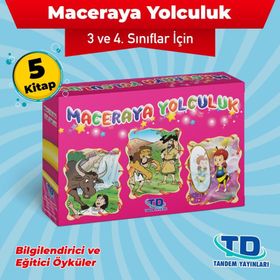 3. Ve 4. Sınıflar İçin Maceraya Yolculuk 5 Kitap Takım