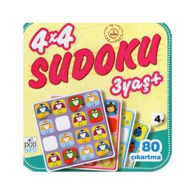 +3 Yaş 4x4 Sudoku-Dikkat Atolyesi Yayınları
